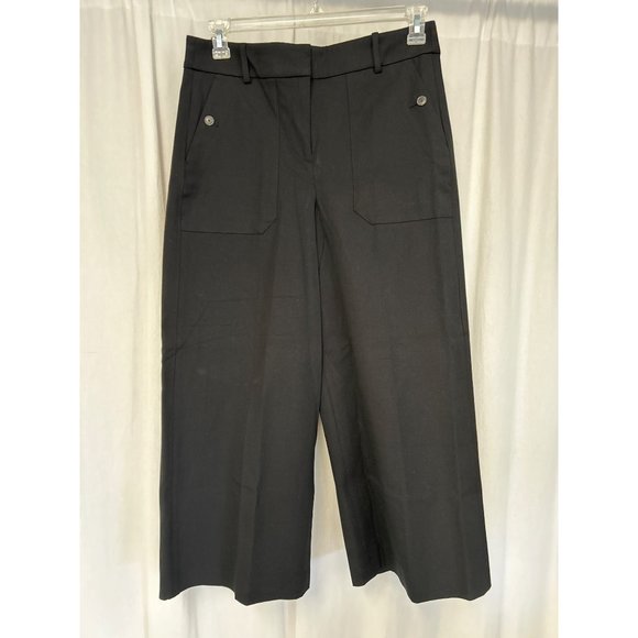 J Crew Sydney wide-leg pant in bi-stretch cotton blend BF404, Size 10 - Picture 3 of 6